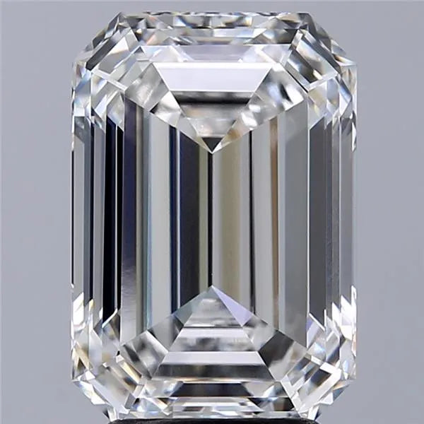 3.75ct Emerald Lab Grown Diamond (Colour E, Clarity IF, IGI Certified)