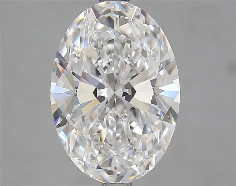 3.75ct Oval Lab Grown Diamond (Colour D, Clarity VVS1, Cut EX, IGI Certified)