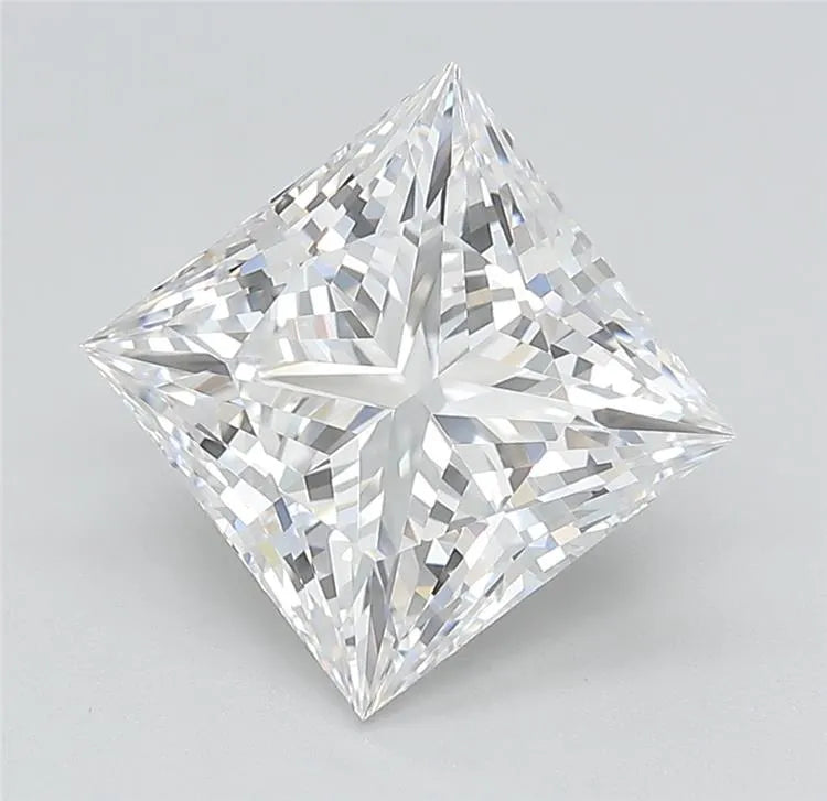 3.75ct Princess Lab Grown Diamond (Colour D, Clarity VVS1, Cut EX, IGI Certified)