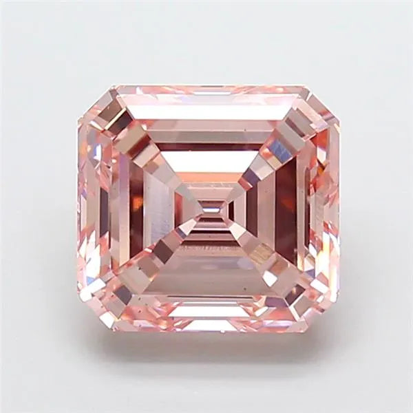 3.76ct Asscher Lab Grown Diamond (Colour Fancy Intense Pink, Clarity VS1, IGI Certified)