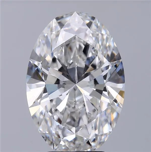 3.76ct Oval Lab Grown Diamond (Colour D, Clarity VVS2, IGI Certified)