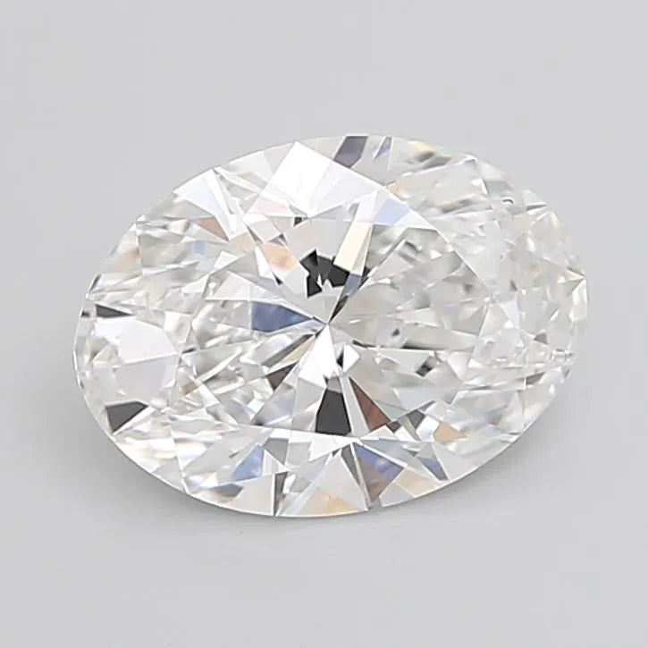 3.76ct Oval Lab Grown Diamond (Colour E, Clarity VVS2, IGI Certified)