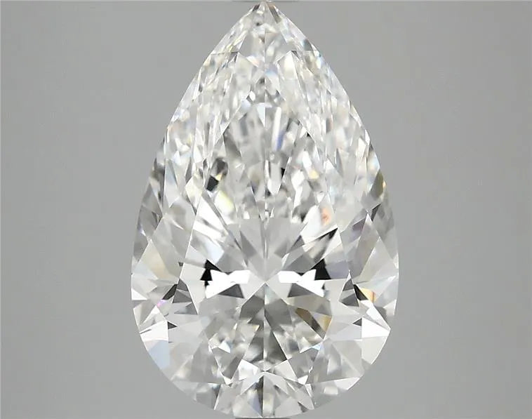 3.76ct Pear Lab Grown Diamond (Colour F, Clarity VVS2, IGI Certified)