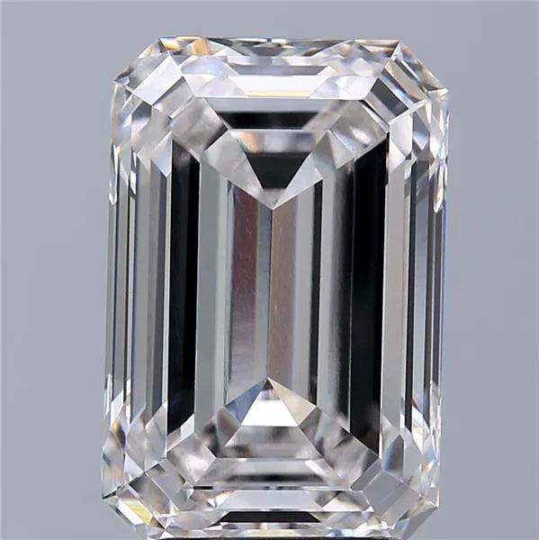 3.78ct Emerald Lab Grown Diamond (Colour F, Clarity VVS1, IGI Certified)