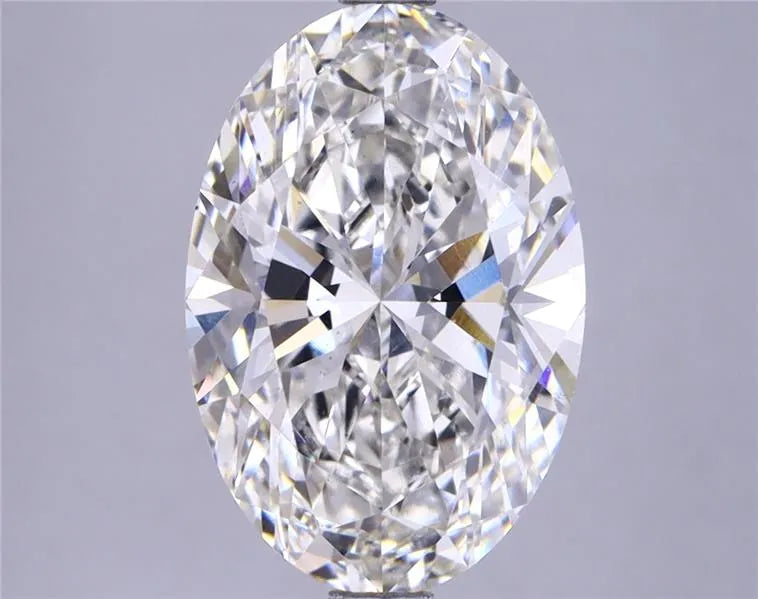 3.78ct Oval Lab Grown Diamond (Colour G, Clarity VS2, IGI Certified)