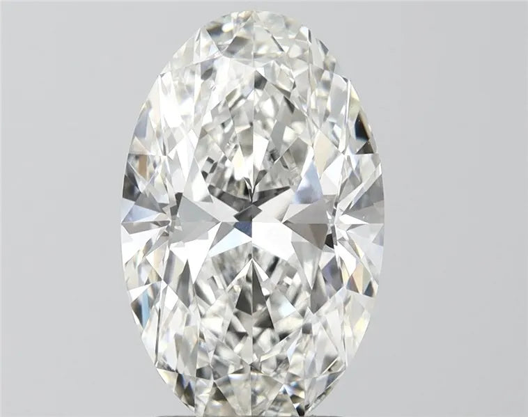 3.78ct Oval Lab Grown Diamond (Colour G, Clarity VVS2, IGI Certified)