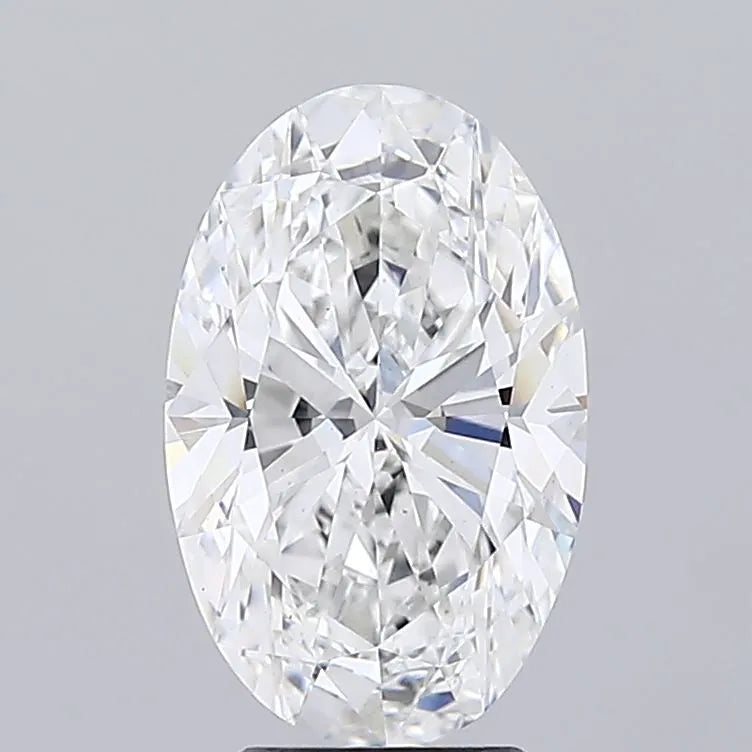3.79ct Oval Lab Grown Diamond (Colour E, Clarity VS1, IGI Certified)