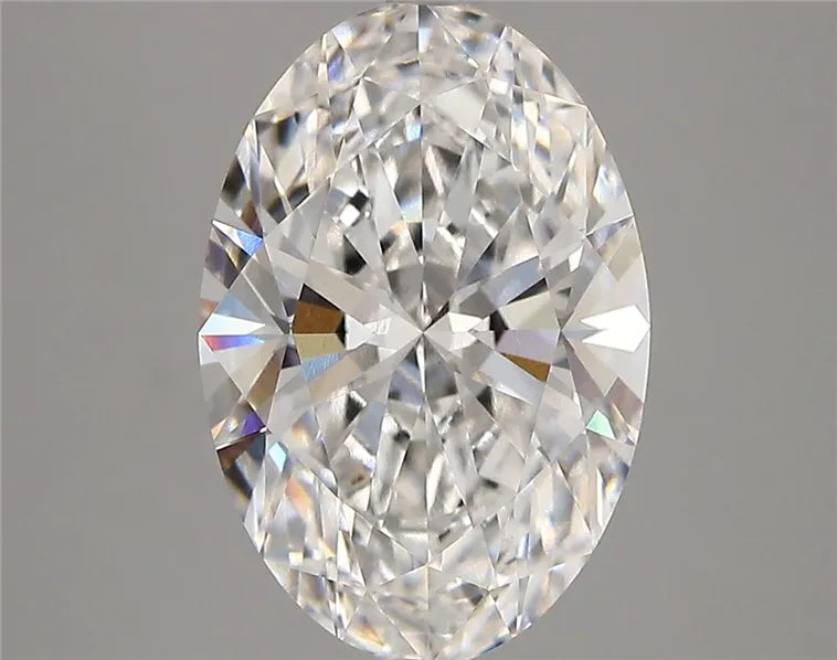 3.80ct Oval Lab Grown Diamond (Colour D, Clarity VVS2, IGI Certified)