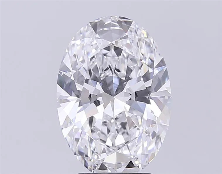 3.80ct Oval Lab Grown Diamond (Colour E, Clarity VVS2, GIA Certified)