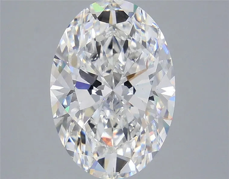 3.80ct Oval Lab Grown Diamond (Colour F, Clarity VS1, IGI Certified)