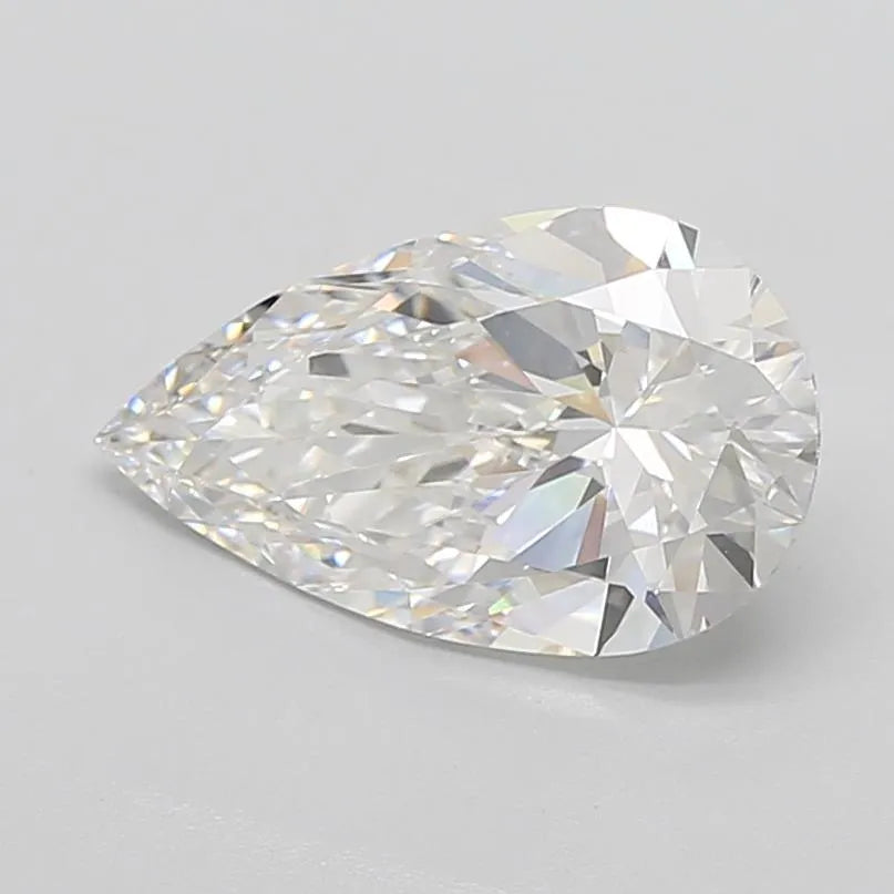 3.80ct Pear Lab Grown Diamond (Colour D, Clarity VVS1, IGI Certified)