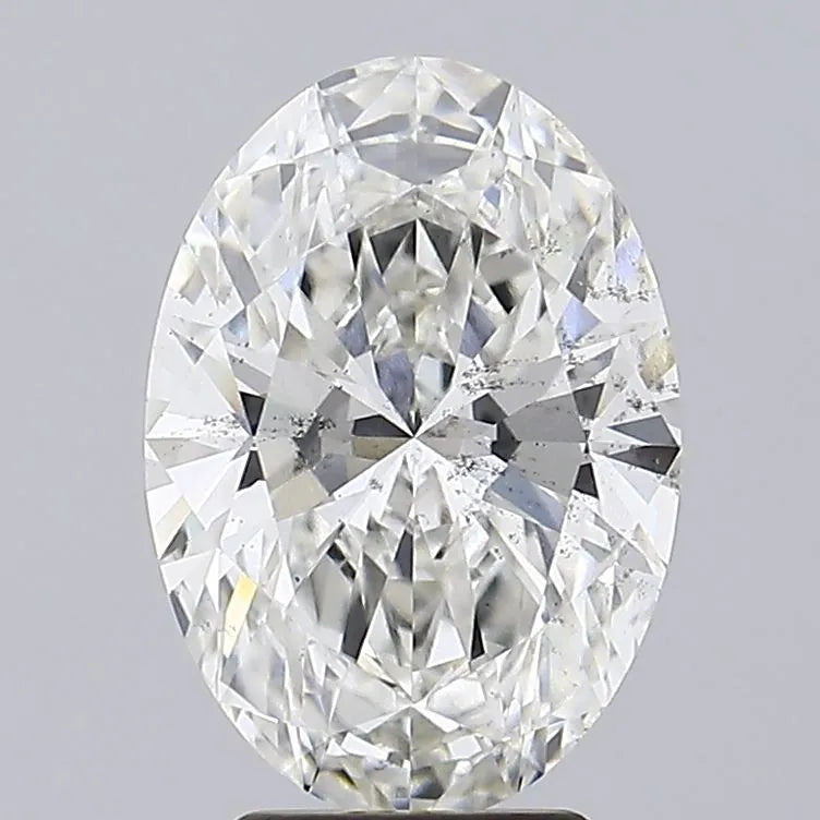 3.81ct Oval Lab Grown Diamond (Colour G, Clarity SI1, IGI Certified)