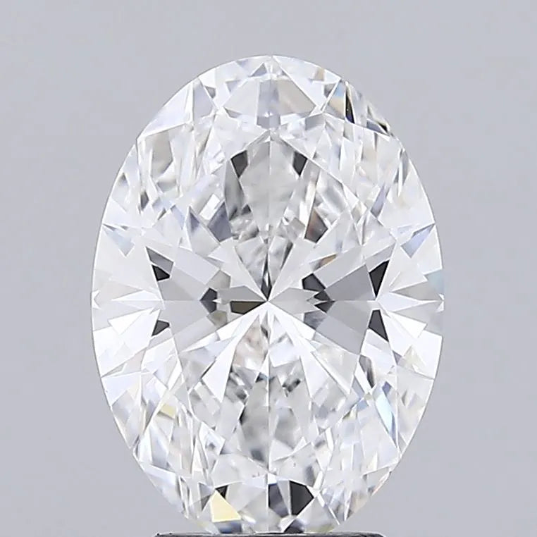 3.82ct Oval Lab Grown Diamond (Colour D, Clarity VVS2, IGI Certified)
