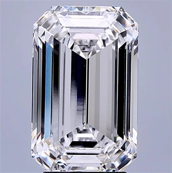 3.84ct Emerald Lab Grown Diamond (Colour D, Clarity VVS1, IGI Certified)