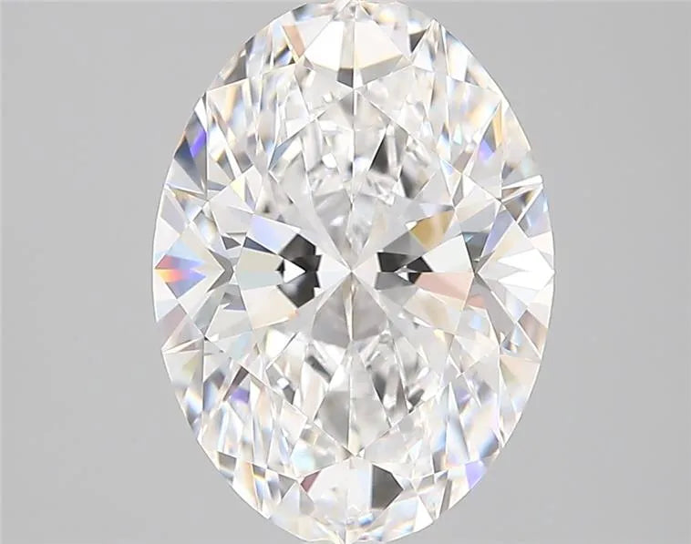 3.84ct Oval Lab Grown Diamond (Colour D, Clarity FL, IGI Certified)