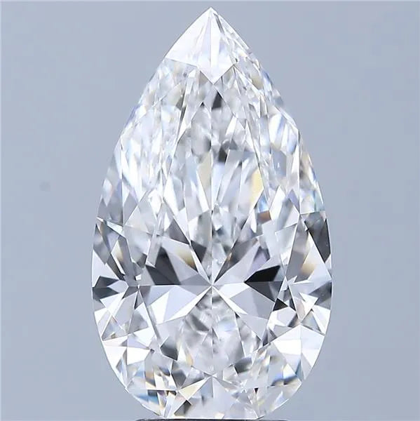 3.85ct Pear Lab Grown Diamond (Colour E, Clarity VVS2, IGI Certified)