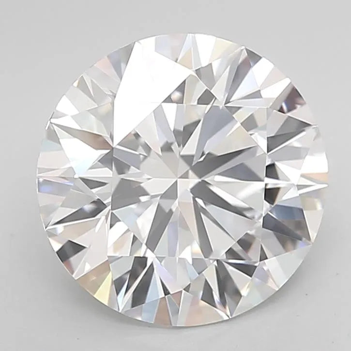 3.85ct Round Lab Grown Diamond (Colour D, Clarity IF, Cut ID, IGI Certified)