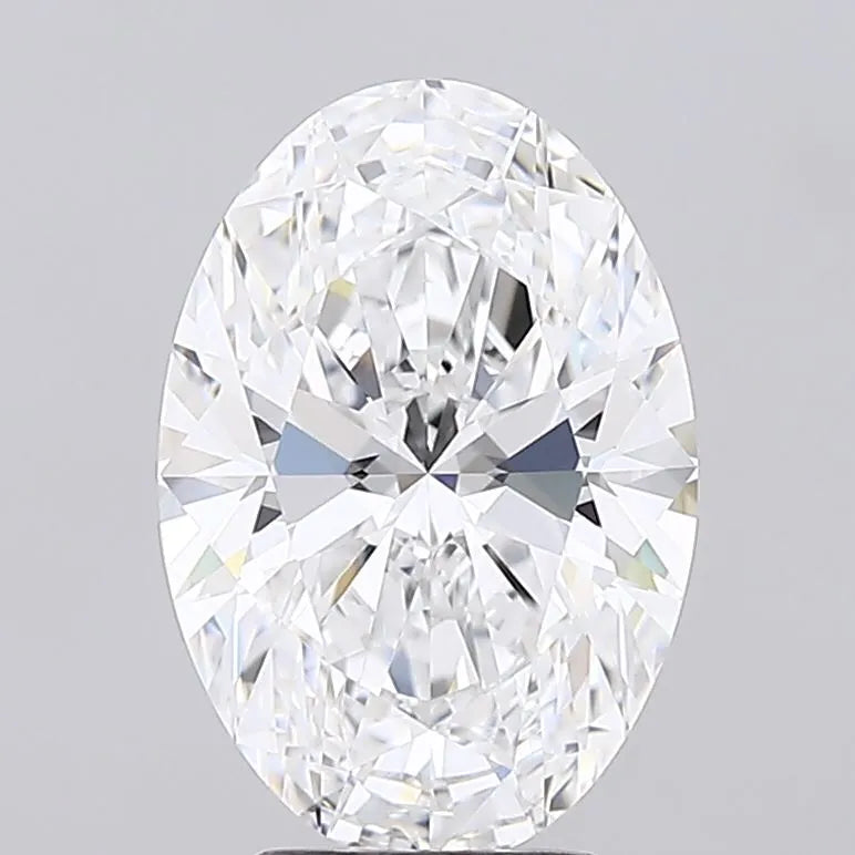 3.86ct Oval Lab Grown Diamond (Colour D, Clarity FL, Cut EX, IGI Certified)