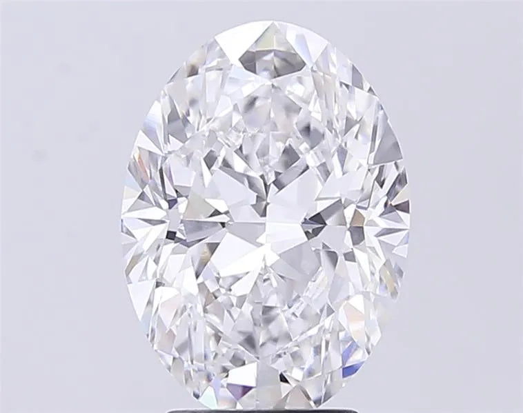 3.86ct Oval Lab Grown Diamond (Colour D, Clarity VVS2, GIA Certified)