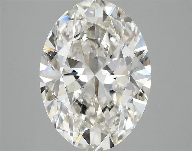 3.86ct Oval Lab Grown Diamond (Colour G, Clarity VS2, IGI Certified)
