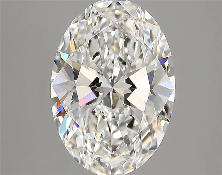 3.87ct Oval Lab Grown Diamond (Colour D, Clarity VVS1, IGI Certified)