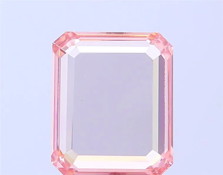 3.88ct Emerald Lab Grown Diamond (Colour Fancy Pink, Clarity VS1, IGI Certified)