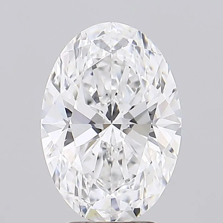 3.89ct Oval Lab Grown Diamond (Colour D, Clarity FL, Cut EX, IGI Certified)