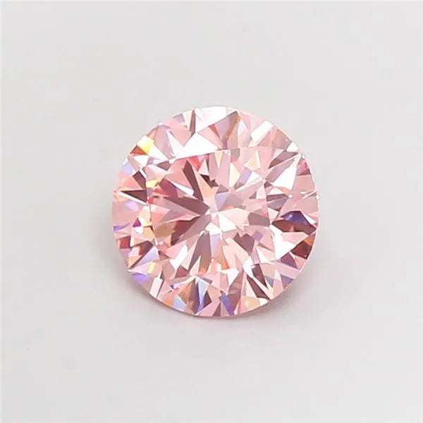 3.90ct Round Lab Grown Diamond (Colour Fancy Intense Pink, Clarity VS1, Cut EX, IGI Certified)