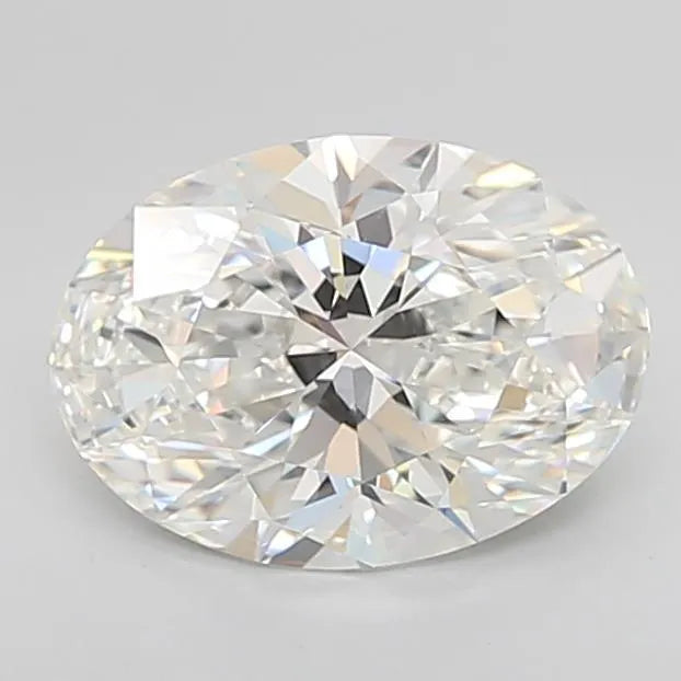 3.92ct Oval Lab Grown Diamond (Colour G, Clarity IF, IGI Certified)