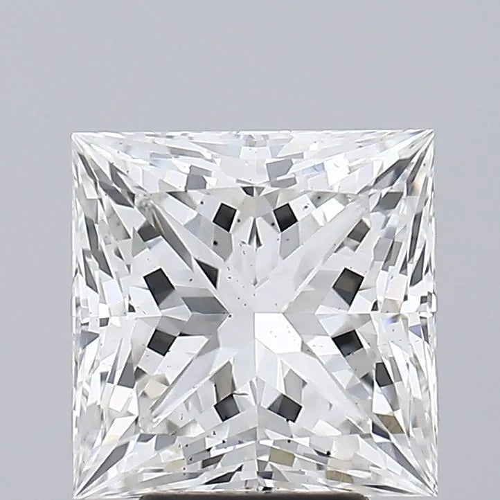 3.92ct Princess Lab Grown Diamond (Colour F, Clarity SI1, IGI Certified)