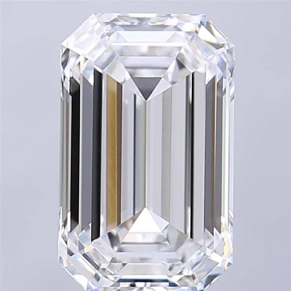3.93ct Emerald Lab Grown Diamond (Colour D, Clarity VVS1, IGI Certified)