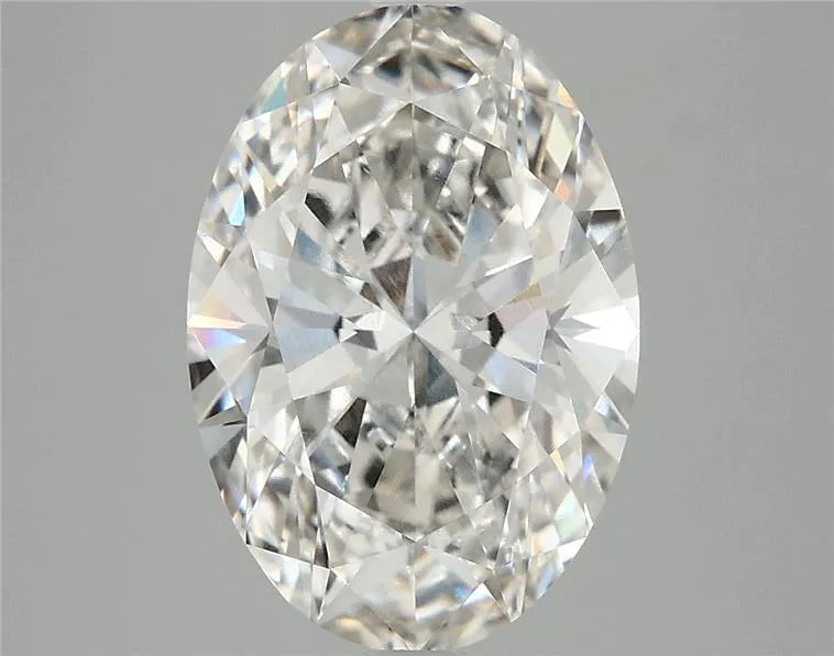 3.94ct Oval Lab Grown Diamond (Colour G, Clarity VVS2, IGI Certified)