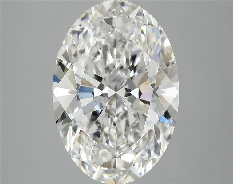 3.95ct Oval Lab Grown Diamond (Colour E, Clarity VS2, IGI Certified)