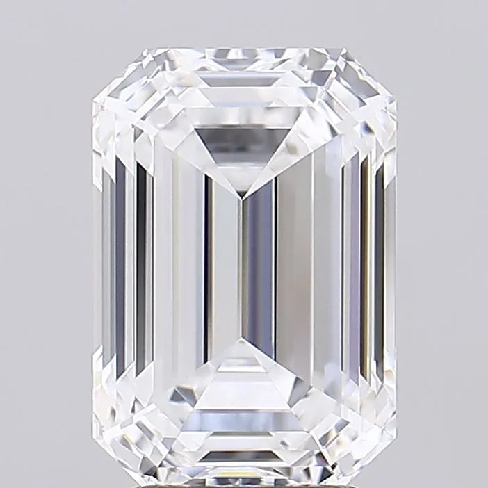 3.96ct Emerald Lab Grown Diamond (Colour D, Clarity FL, IGI Certified)