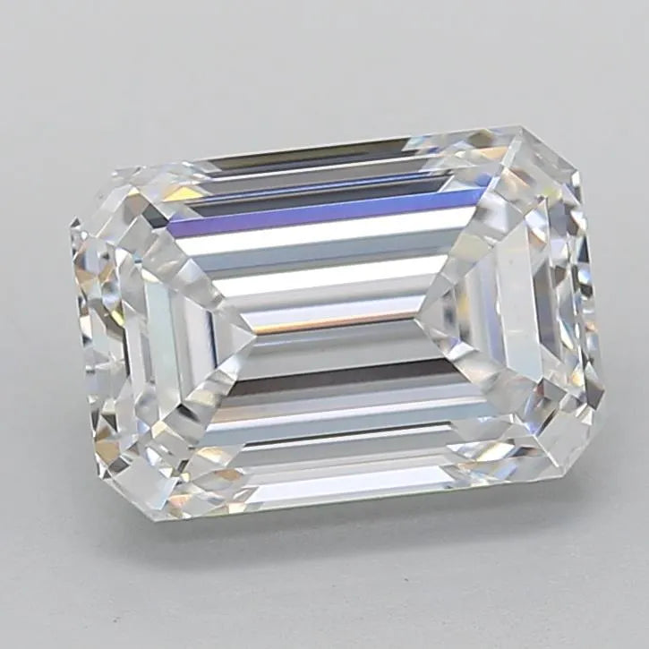 3.96ct Emerald Lab Grown Diamond (Colour E, Clarity VVS2, GIA Certified)