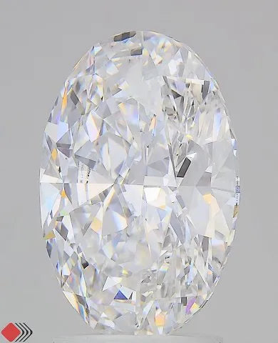 2.80ct Oval Lab Grown Diamond (Colour D, Clarity VVS1, IGI Certified)