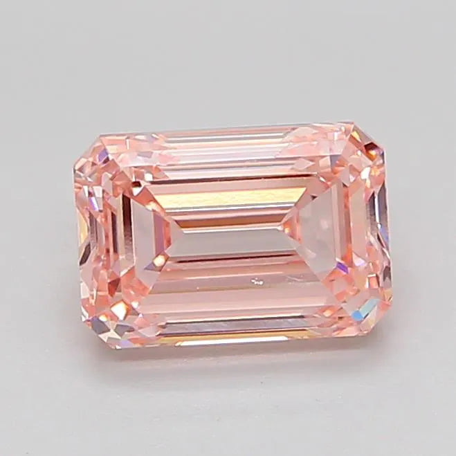 3.00ct Emerald Lab Grown Diamond (Colour Fancy Intense Pink, Clarity VVS1, Uncertified)