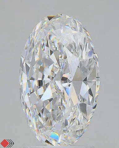 3.50ct Oval Lab Grown Diamond (Colour E, Clarity VVS1, IGI Certified)