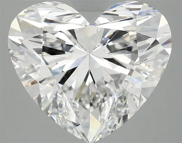 4.10ct Heart Lab Grown Diamond (Colour D, Clarity VVS2, IGI Certified)