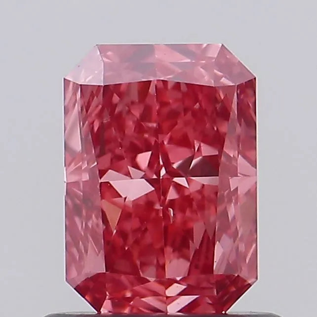 0.91ct Radiant Lab Grown Diamond (Colour Fancy Vivid Pink, Clarity VS2, IGI Certified)
