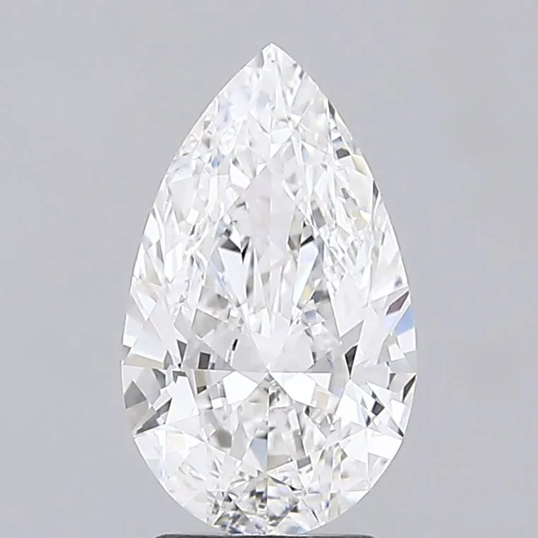 2.45ct Pear Lab Grown Diamond (Colour E, Clarity VVS2, IGI Certified)