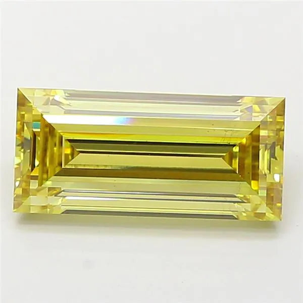 4.00ct Baguette Lab Grown Diamond (Colour Fancy Intense Yellow, Clarity VS1, IGI Certified)