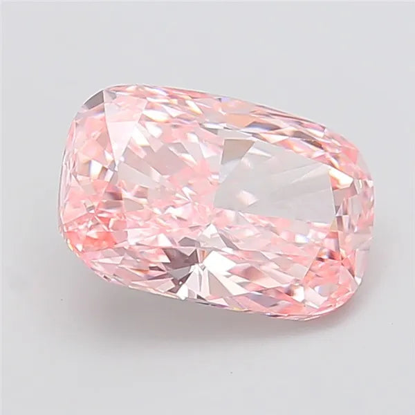 4.00ct Cushion modified Lab Grown Diamond (Colour Fancy Intense Pink, Clarity VVS2, IGI Certified)