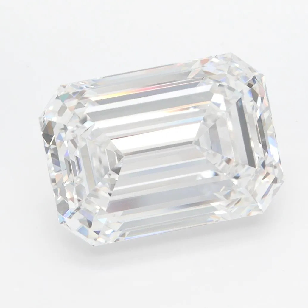 4.00ct Emerald Lab Grown Diamond (Colour D, Clarity IF, IGI Certified)