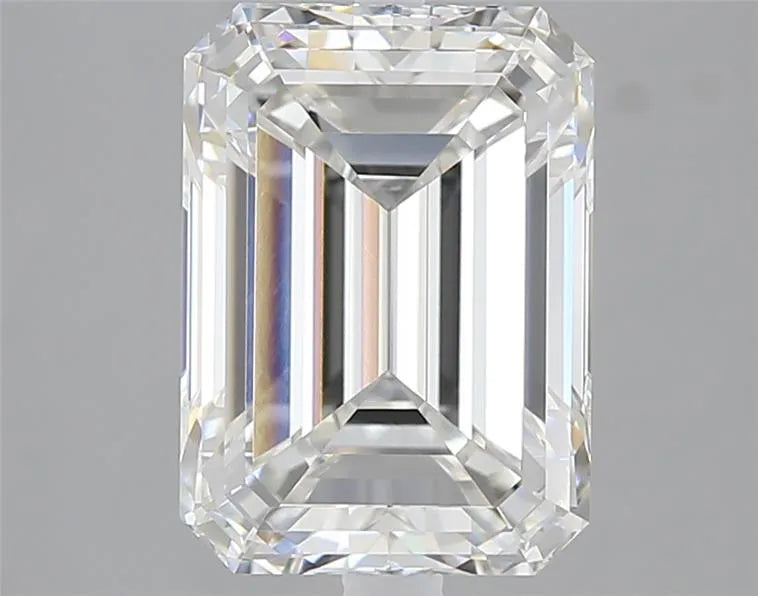 4.00ct Emerald Lab Grown Diamond (Colour E, Clarity IF, IGI Certified)