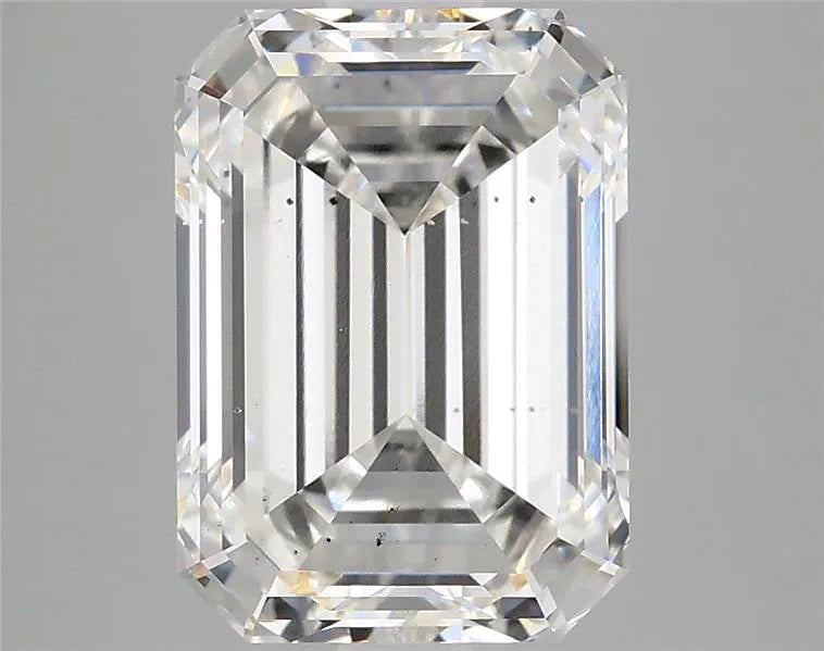 4.00ct Emerald Lab Grown Diamond (Colour F, Clarity SI1, IGI Certified)