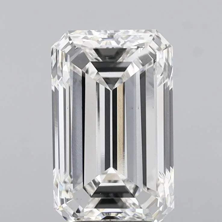 4.00ct Emerald Lab Grown Diamond (Colour F, Clarity VVS2, IGI Certified)