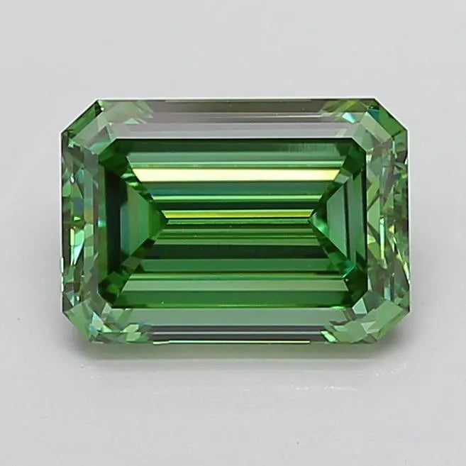 4.00ct Emerald Lab Grown Diamond (Colour Fancy Vivid Green, Clarity VS2, Uncertified)