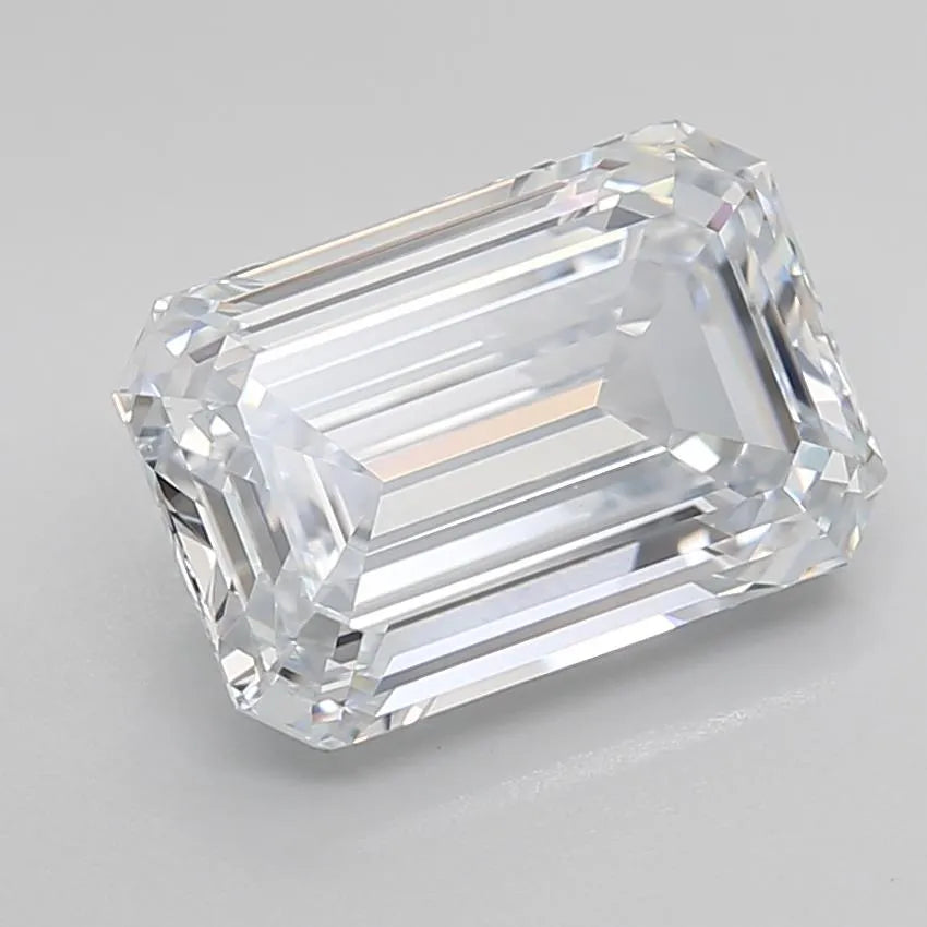 4.00ct Emerald Lab Grown Diamond (Colour G, Clarity VVS1, Cut EX, IGI Certified)