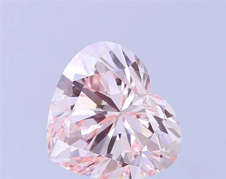 4.00ct Heart Lab Grown Diamond (Colour Fancy Pink, Clarity VS1, IGI Certified)